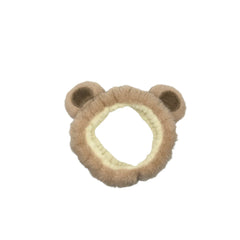 Bear Plush Spa Headband - Brown