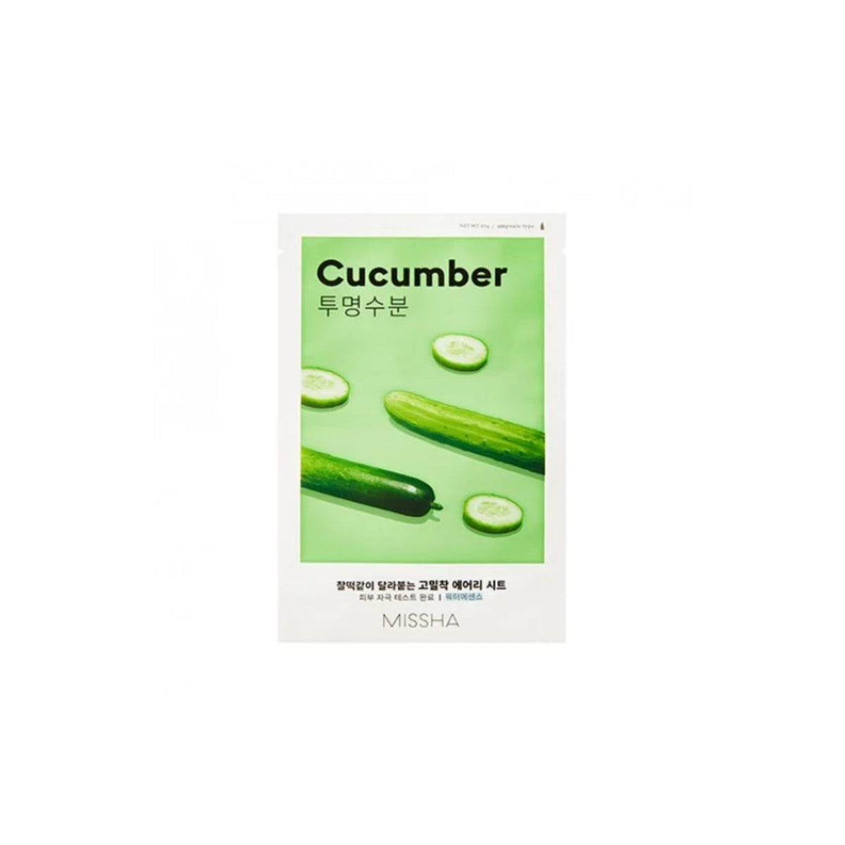 MISSHA- Cucumber Airy Fit Sheet Mask (1pc)