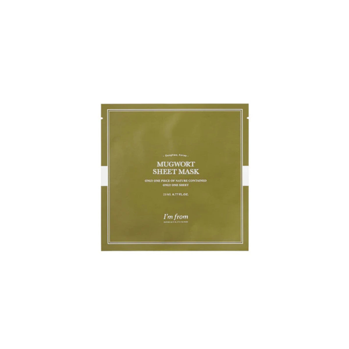 I'm From- Mugwort Sheet Mask