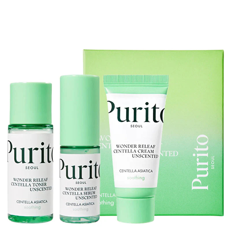 Centella Unscented Line Travel Kit Mini (3pcs)